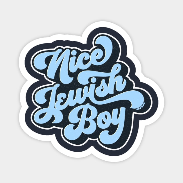 Nice Jewish Boy Retro Magnet by sababa