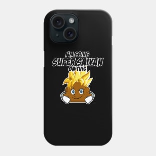 Poop Emoji - Super Saiyan @#@# Phone Case