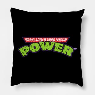 Middle-Aged Bearded Fandom Power! Pillow