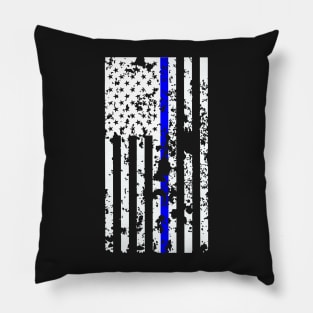 thin blue line (all products) Pillow