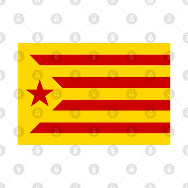 Catalonia Red Estelada by Historia