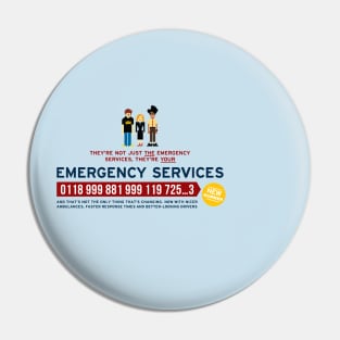 IT Crowd - Emergency Services Pin