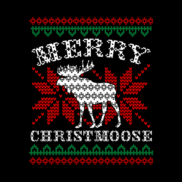 Merry Christmoose Ugly Moose by Weirdcore