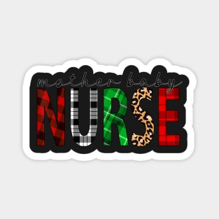 mother baby nurse christmas crew nurse1 Magnet