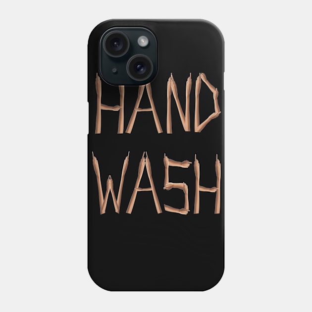 hand wash Phone Case by wismug clothing