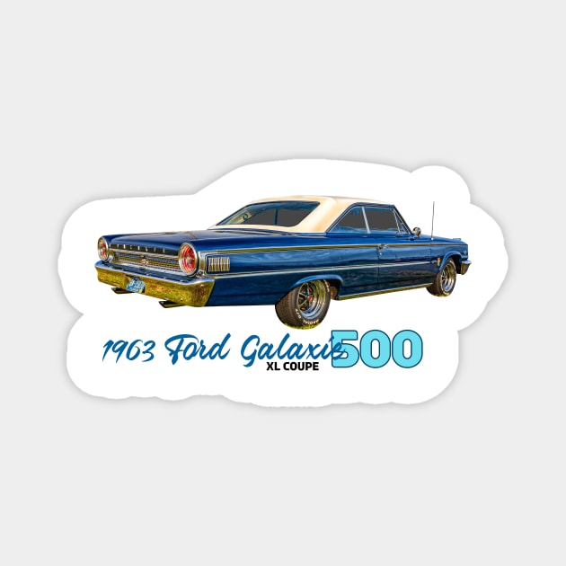 1963 Ford Galaxie 500 XL Coupe Magnet by Gestalt Imagery
