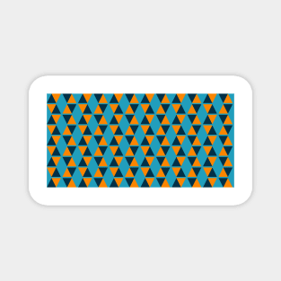 Seamless geometric pattern with triangles Magnet