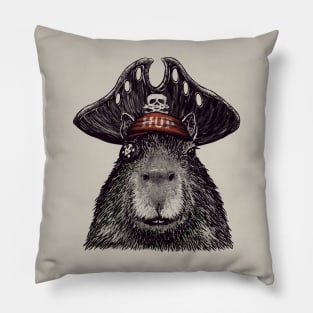 Capyrate - Pirate Capybara Pillow