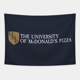 The University of McDonald's Pizza Crest Tapestry