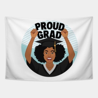 Proud Grad African American Woman Tapestry