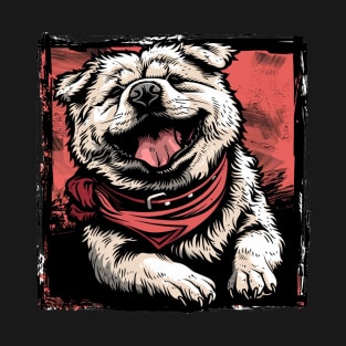 Retro Art Chow Chow Dog Lover T-Shirt