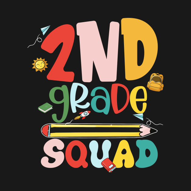 2nd Grade Squad Second Teacher Student Team Back To School by Sky full of art