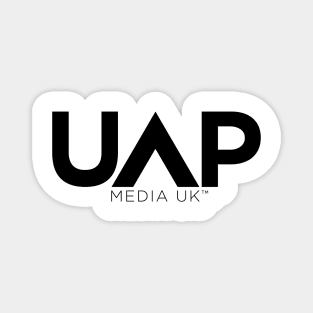 UAP Media UK Logo (Black) Magnet