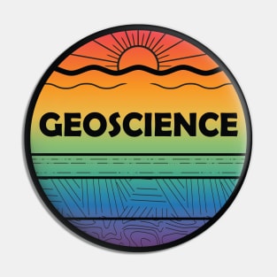 Gay Pride Geoscience Cross Section Pin