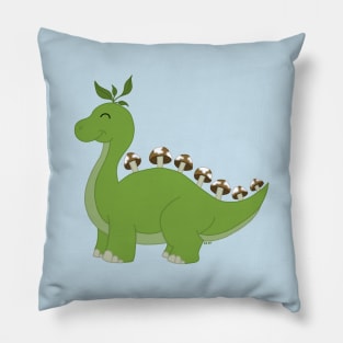 Mushroom Dinosaur Original Design Pillow