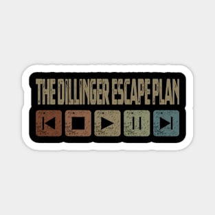 The Dillinger Escape Plan Control Button Magnet