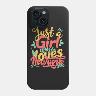 Just A Girl Who Loves New York City Gift design Phone Case