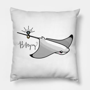 Blingray (Bling + Stingray) Pillow