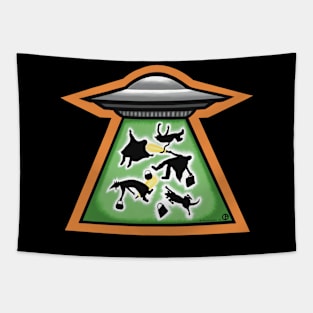 Trick or Treat UFO Tapestry