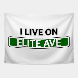 I live on Elite Ave Tapestry