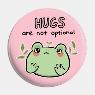 Frog hug Pin