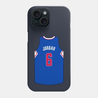 Deandre Jordan Los Angeles Jersey Qiangy Phone Case