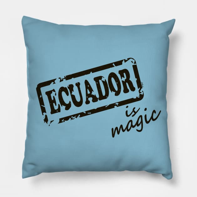 Ecuador is Magic Pillow by leeloolook