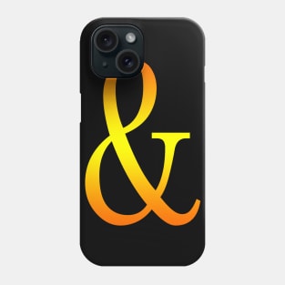 ampersand design Phone Case