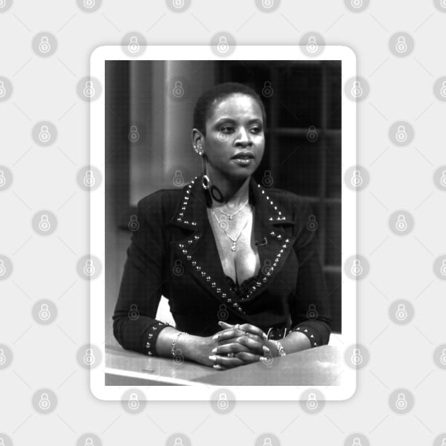 Robin Quivers- Vintage Halftone Magnet by Howchie