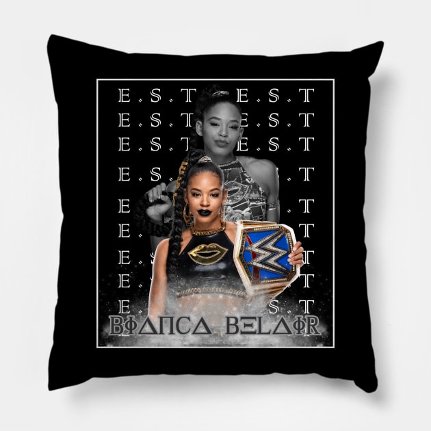 vintage bianca belair Pillow by Kevindoa