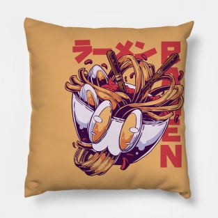 Anime Ramen Bowl Food Pillow