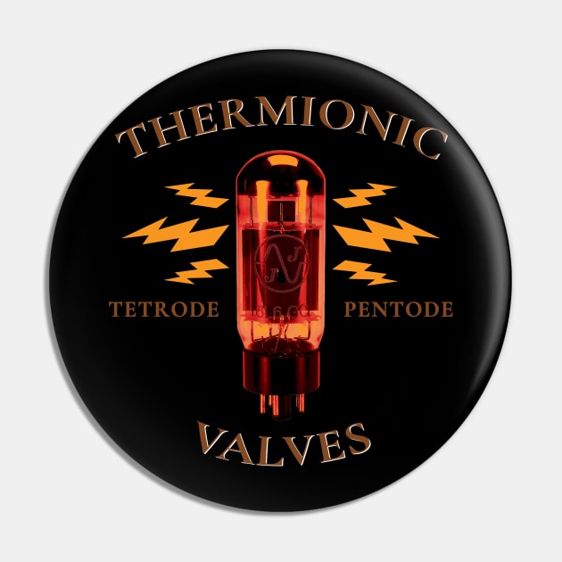 Analog Thermionic Valve Tube Pin by Analog Designs