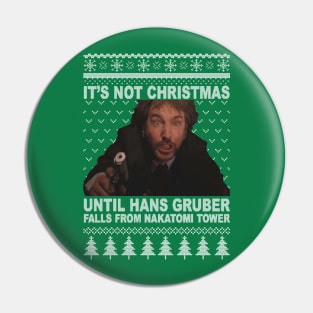 Christmas Hans Gruber Pin