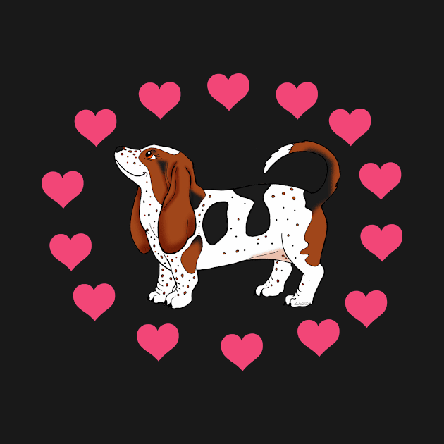 Basset Hound Love by HonuHoney