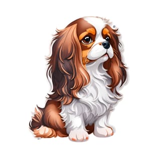 Charming Canine Companion Cavalier King Charles Spaniel T-Shirt