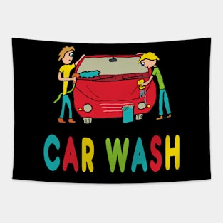 Car Wash Tapestry