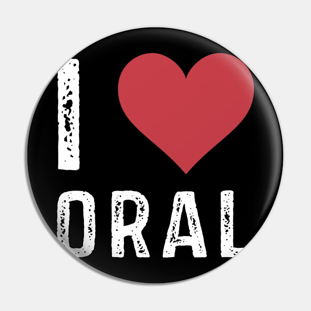 I Heart Love Oral Pin by StoreForU