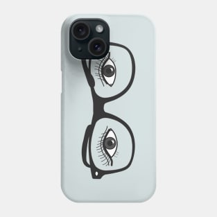 hipster eyes Phone Case