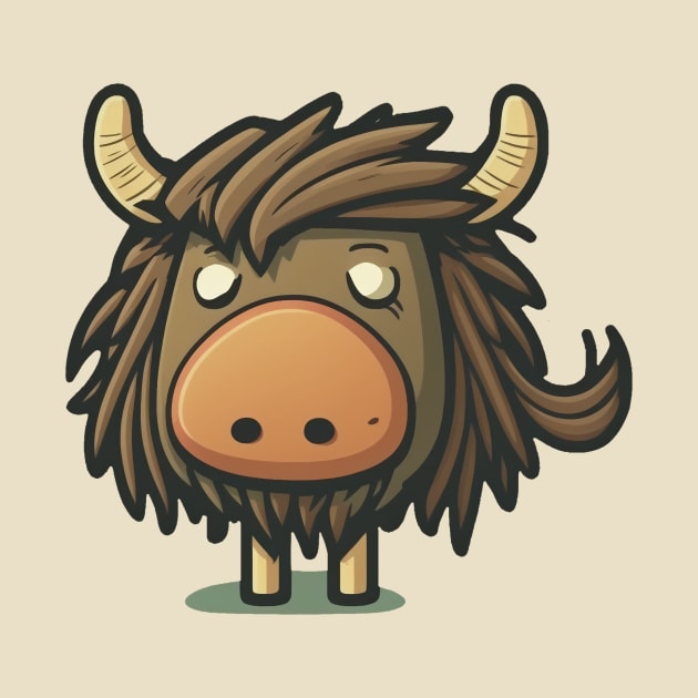 Super Furry Minimalist Gnu by CutePlanetEarth