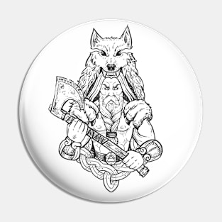 Viking berserker Pin