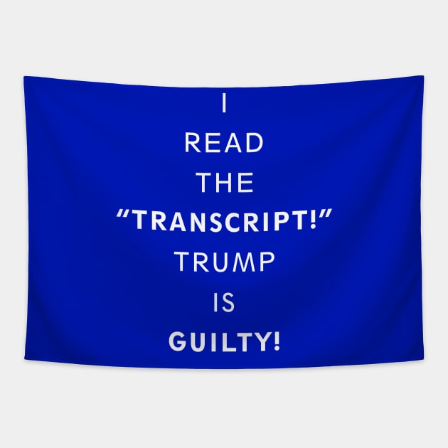 I Read The Transcript Tapestry by EthosWear