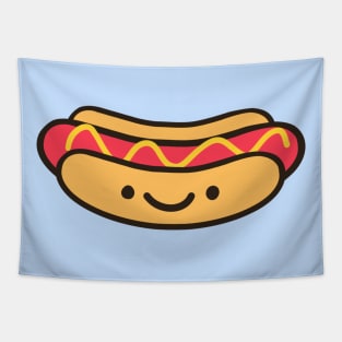 Kawaii Hot Dog Tapestry