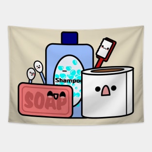 Chibi Toiletries Tapestry