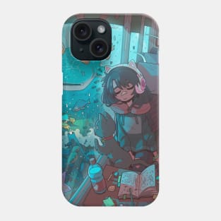 Fish train Phone Case