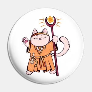 DnD Cats - Cleric Pin