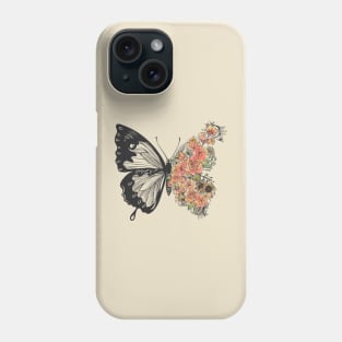 Floral Butterfly Phone Case