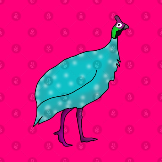 Ginny the Fowl in Bright Colors by Fun Funky Designs