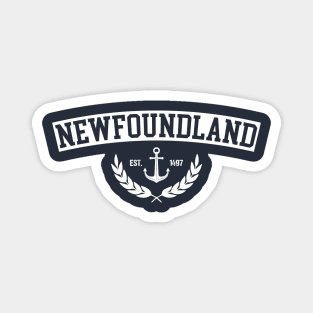 Newfoundland Anchor Crest || Newfoundland and Labrador || Gifts || Souvenirs Magnet