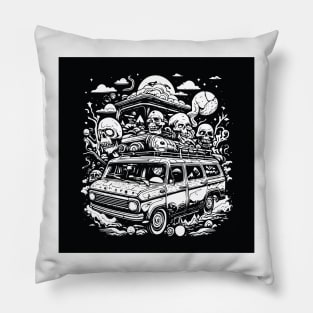 Road Trip to Nowhere Pillow