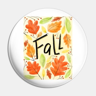 Fall In Leaves Pin